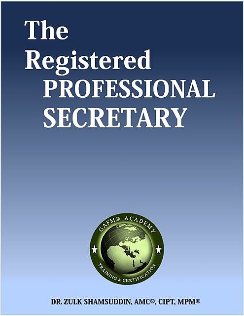 The Registered Professional Secretary, Zulk Shamsuddin