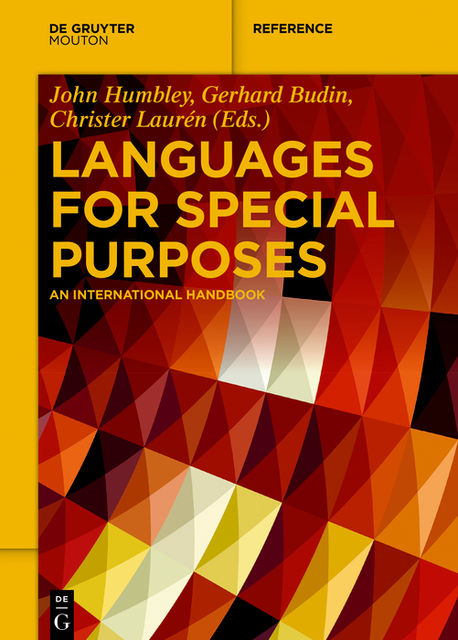 Languages for Special Purposes, Christer Laurén, Gerhard Budin, John Humbley