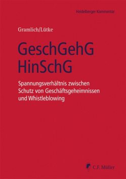 GeschGehG/HinSchG, Hans-Josef Lütke, Ludwig Gramlich