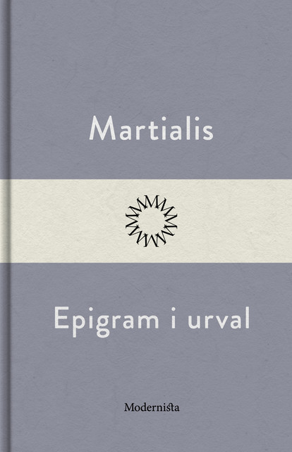 Epigram i urval, Martialis