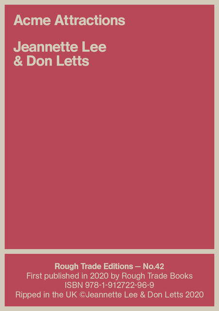 Acme Attractions, Don Letts, Jeannette Lee