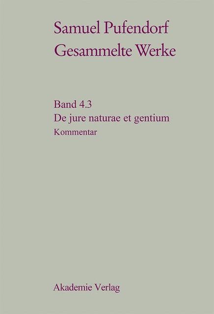 De jure naturae et gentium, Frank Böhling