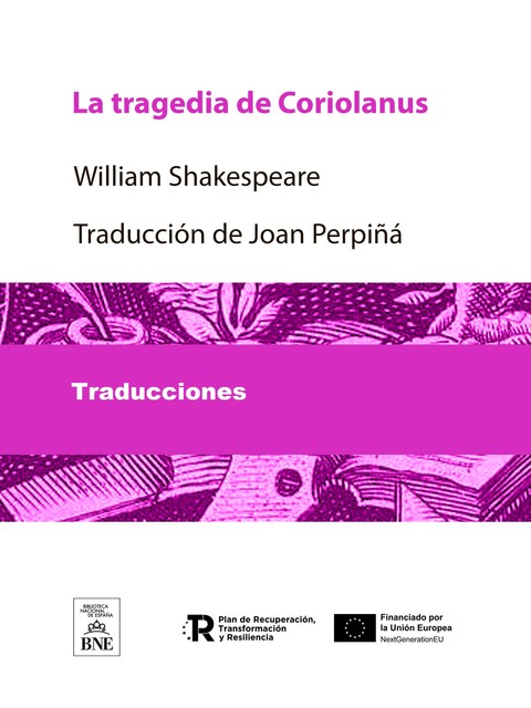 La tragedia de Coriolanus, William Shakespeare