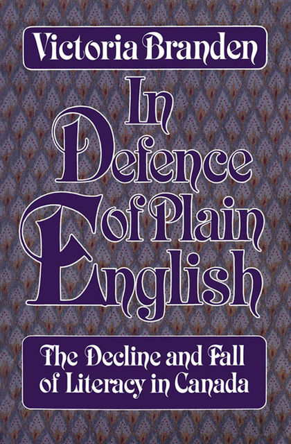 In Defence of Plain English, Victoria Branden