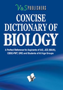 Concise Dictionary Of Biology, S Publishers' Editorial Board