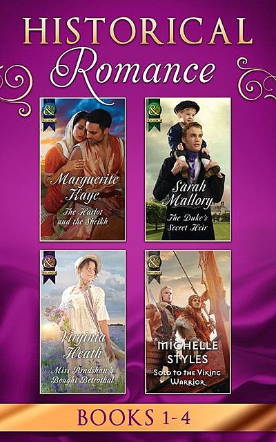 Historical Romance Books 1 – 4, Sarah Mallory, Virginia Heath, Marguerite Kaye, Michelle Styles