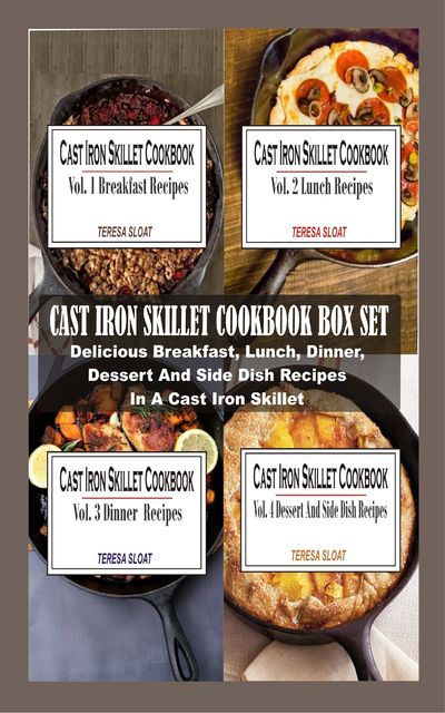 Cast Iron Skillet Cookbook Box Set, Teresa Sloat
