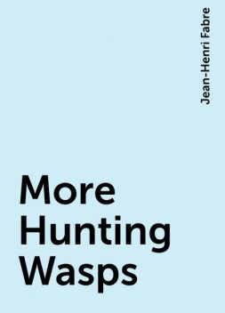 More Hunting Wasps, Jean-Henri Fabre