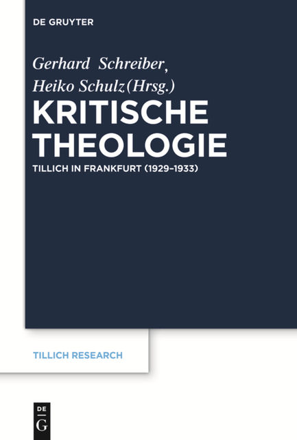 Kritische Theologie, Gerhard Schreiber und Heiko Schulz