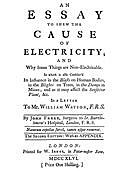 An Essay to Shew the Cause of Electricity; and Why Some Things are Non-Electricable. In Which Is Also Consider'd Its Influence in the Blasts on Human Bodies, in the Blights on Trees, in the Damps in Mines; And as It May Affect the Sensitive Plant, &c, John Freke