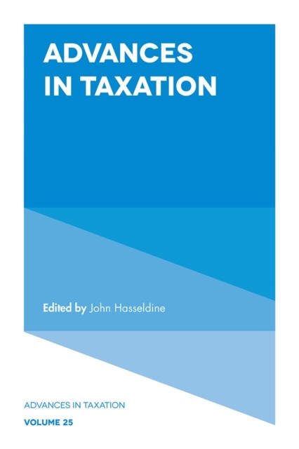 Advances in Taxation, John Hasseldine