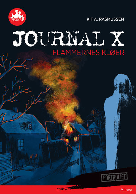 Journal X – Flammernes kløer, Rød Læseklub, Kit A. Rasmussen