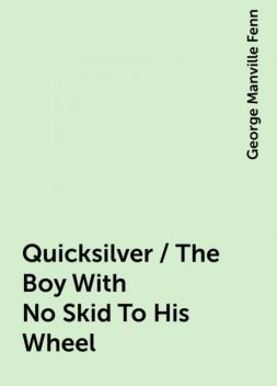 Quicksilver / The Boy With No Skid To His Wheel, George Manville Fenn