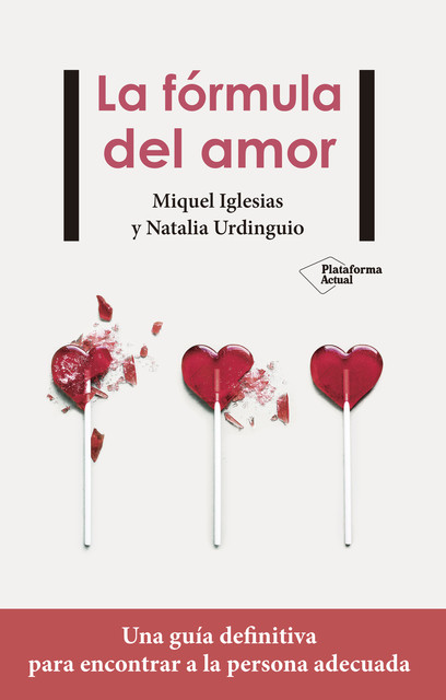 La fórmula del amor, Miquel Iglesias, Natalia Urdinguio