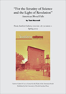 For the Scrutiny of Science and the Light of Revelation”: American Blood Falls, Tom Maxwell