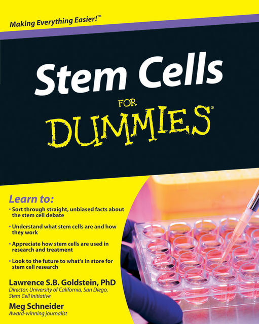 Stem Cells For Dummies, Meg Schneider, Lawrence S.B.Goldstein
