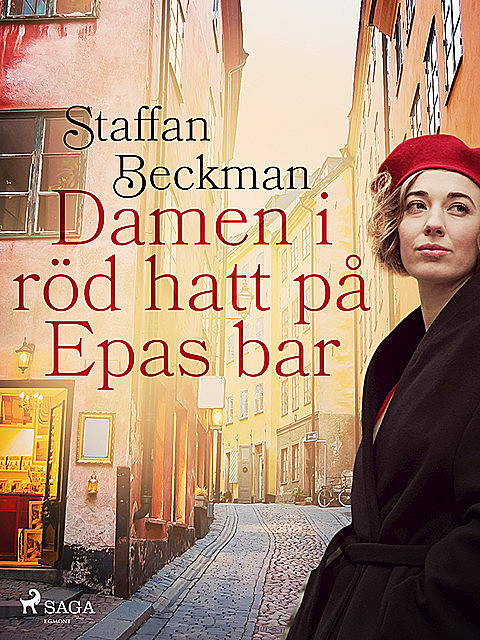 Damen i röd hatt på Epas bar, Staffan Beckman