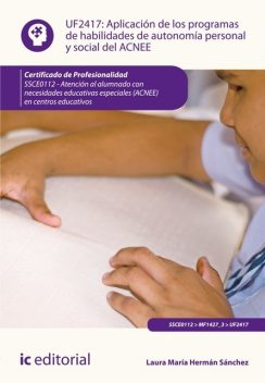 Aplicación de los programas de habilidades de autonomía personal y social del ACNEE. SSCE0112, Laura María Hermán Sánchez