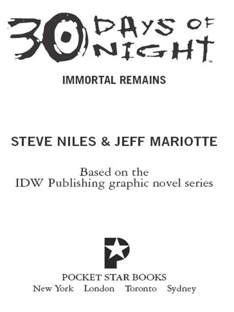 30 Days of Night: Immortal Remains, Jeff Mariotte, Steve Niles