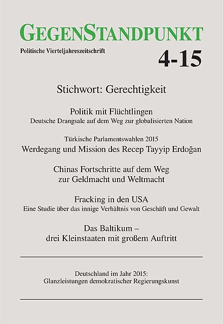 GegenStandpunkt 4–15, GegenStandpunkt Verlag München