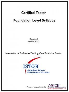 Certified Tester Foundation Level Syllabus, International Software Testing Qualifications Board