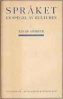 Språket en spegel av kulturen, Einar Odhner