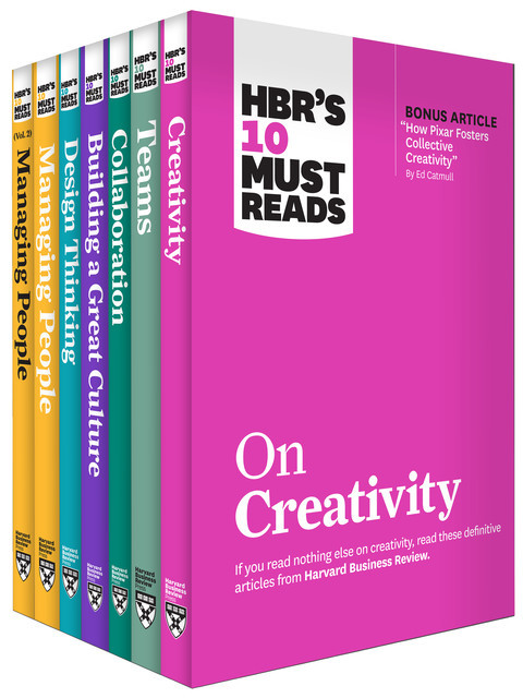 HBR's 10 Must Reads on Creative Teams Collection (7 Books), Clayton Christensen, Harvard Business Review, Marcus Buckingham, Adam Grant, Indra Nooyi