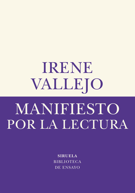 Manifiesto por la lectura, Irene Vallejo