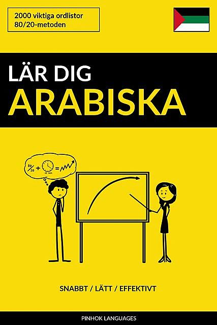 Lär dig Arabiska – Snabbt / Lätt / Effektivt, Pinhok Languages