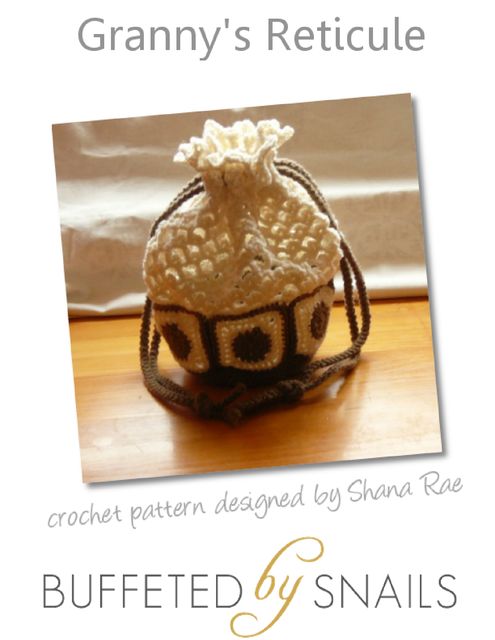 Granny’s Reticule Crochet Pattern, Shana Rae