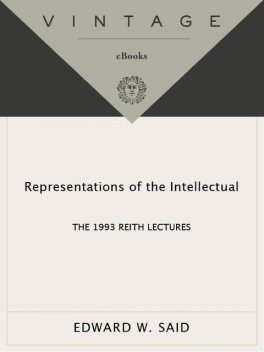 Representations of the Intellectual, Edward Said