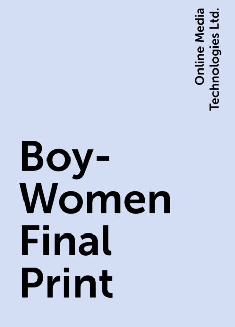 Boy-Women Final Print, Online Media Technologies Ltd.