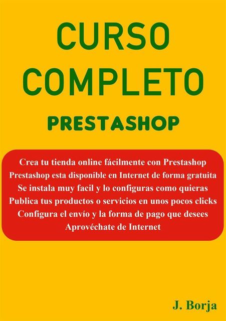 Tiendas Online Prestashop, José Borja Botía
