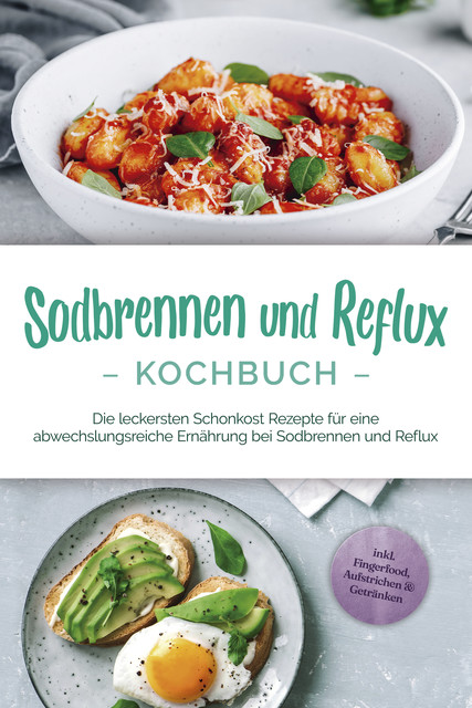 Sodbrennen und Reflux Kochbuch: Die leckersten Schonkost Rezepte für eine abwechslungsreiche Ernährung bei Sodbrennen und Reflux – inkl. Fingerfood, Aufstrichen & Getränken, Rieke Detlefs