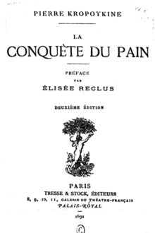 La Conquista Del Pan, Peter Kropotkin