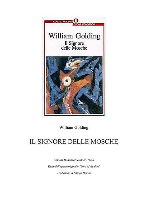 Il Signore delle mosche, William Golding