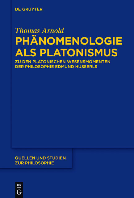 Phänomenologie als Platonismus, Thomas Arnold