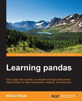Learning pandas, Michael Heydt