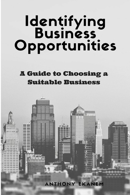 Identifying Business Opportunities, Anthony Ekanem