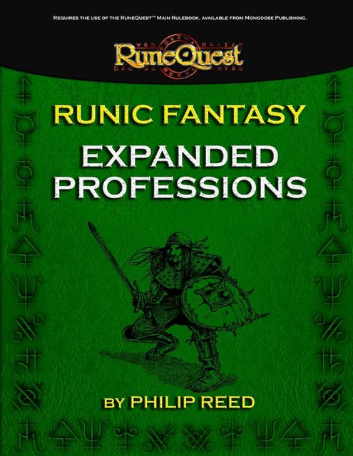 Runic Fantasy: Expanded Professions, Philip Reed