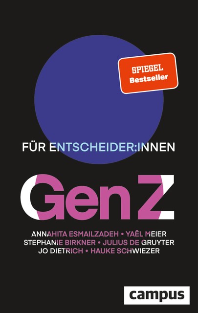 Gen Z, De Gruyter, Annahita Esmailzadeh, Yael Meier, Hauke Schwiezer, Jo Dietrich, Julius, Stephanie Birkner