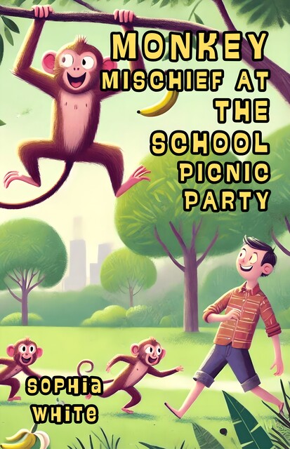 Monkey Mischief at the School Picnic Party, Sophia White