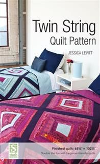 Levitt Twin String Quilt Pattern, Jessica Levitt