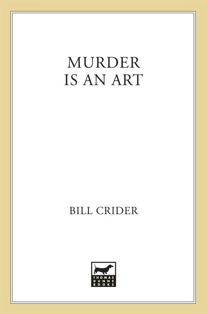 Murder Is an Art, Bill Crider