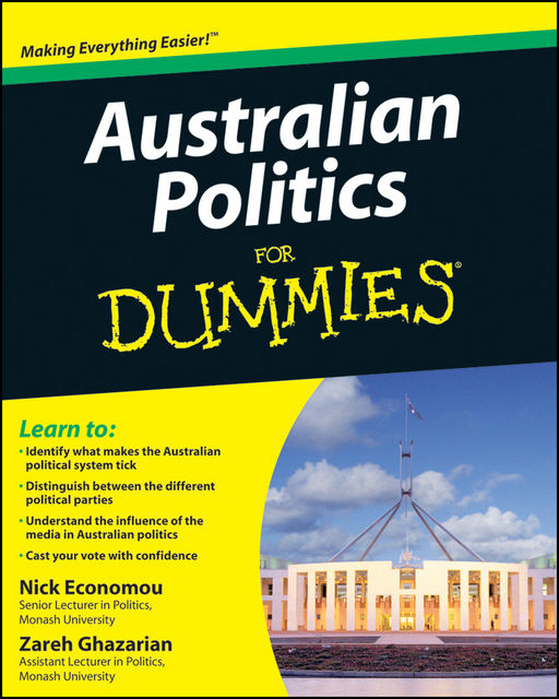 Australian Politics For Dummies, Nick Economou, Zareh Ghazarian