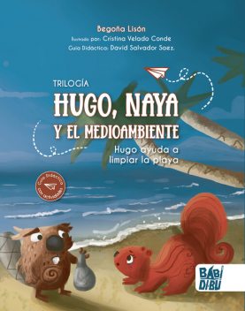 Hugo ayuda a limpiar la playa, Begoña Lisón