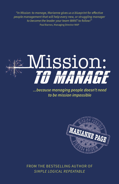 Mission: To Manage, Marianne Page