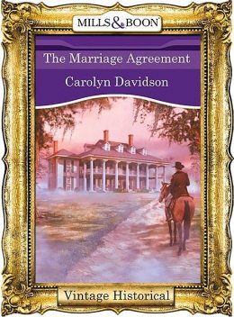 The Marriage Agreement, Carolyn Davidson
