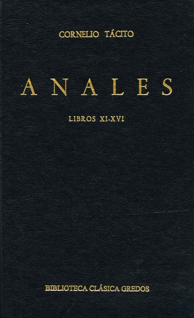Anales. Libros XI-XVI, Cornelio Tácito