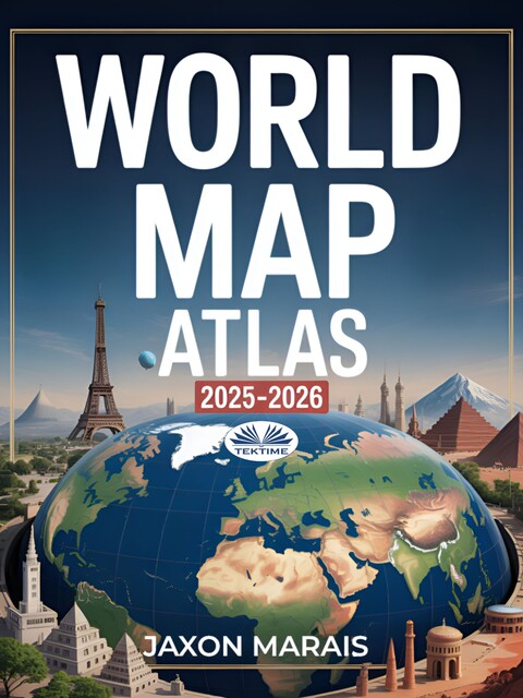 World Map Atlas 2025 – 2026-Easy-To-Read, Large-Scale Maps Of Every Country With Political Borders & Geographical Information, Jaxon Marais